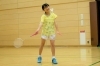  女子小学生 バドミントン 