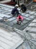 屋根塗装　ケレン作業　下地調整　下処理「諏訪市湯の脇 屋根塗装｜剥離した塗膜の花咲きを3種ケレンと高圧洗浄で徹底下地処理！」