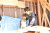 ばっちり手形が押せました！「【新築工事】福島市のＨ様邸では、上棟式が執り行われました！手形式も良い思い出になったと思います。【注文住宅】」