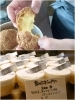 上：予約制の作りたてクッキーシュー
下：育みたまごのプリン「au revoir（オルボア）」