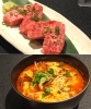 上）和牛リブロース
下）テグタンはお好みの辛さに調理できます「焼肉レストラン リブランド」