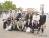 会場ゲート前での集合写真