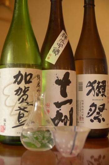日本酒は辛口を中心に取り揃えています「うまいもの屋 百年坊」