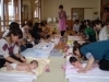 母も子も心が和むタッチケアです
「気持ちがいいね~!」「朝日町子育て支援センターひまわり幼児園」