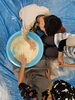 「作ったみそを熟成中です(^.^)」