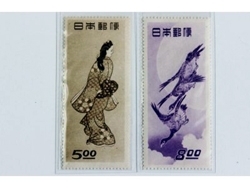 「見返り美人」や「月に雁」はもっとも有名なプレミア切手です。「切手買取 おたからや 広島楽々園店」