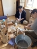 「京都新聞　市民版　《ぷくcafé》掲載✨　伝統工芸　牛乳パックでペン立て作る体験　令和６年　10月１６日(水)付け」
