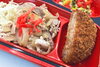 豚肉の生姜焼き＆メンチカツ「１０月１４日のお弁当🍱」