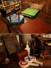 店舗内観・ボードゲームや装飾の写真