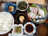 刺身盛り合わせ定食1900円「本日のお薦めランチ」