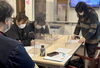 グループワークの様子。みんな真剣です！「サ高住こぶしさんと合同勉強会を行いました！」