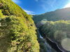六段橋から紅葉「10月21日（木）9時の気温 2℃ 14時の気温 14℃ 【木曽 遊び ｱｸﾃｨﾋﾞﾃｨ― 王滝村 林鉄バイク E-MTB・MTBレンタル】」