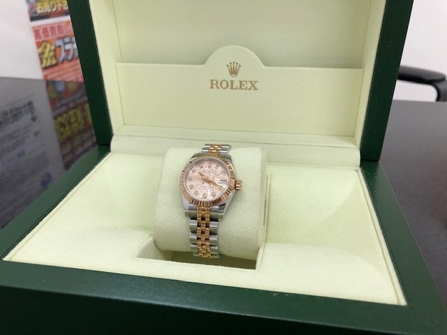 「大黒屋 瑞江店 ロレックス ROLEX 179171G レディース デイトジャスト 腕時計をお買取させて頂きました。　　瑞江 篠崎 一之江 船堀」