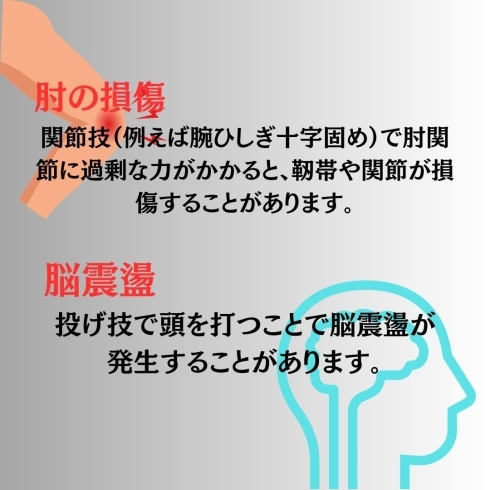 肘の損傷、脳震盪「柔道に多いケガ」