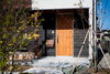 『MURAKAMI NO IE』玄関「モデルハウス見学受付中！【村上市・関川村で住宅のことなら新和建設へ！】」