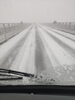 「一瞬の積雪にビックリ」