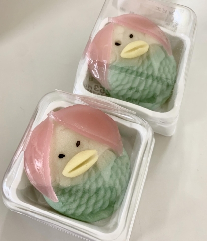 和菓子アマビエ　税込253円「美味しいの？どっちなの？」