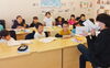 小学生クラスは低学年から中学の教科書をつかいます「中1英語を土台からていねいに　平成版教科書で総合力アップ」