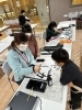 「書道教室12月2日の様子」