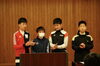 「Jr.チームを引っ張ってきた６年生４名がチームを卒団しました。」
