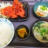 唐揚げヤンニョム定食