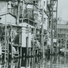川の上に建つ家？！　昭和50年代の海老川河口にある建物より
