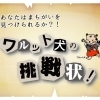 【間違え探し】ワルット犬の挑戦状 in まいぷれかずさ