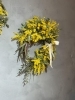 黄色のミモザが華やぐオリジナルリース「ミモザworkshop」