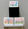 完成作品「エモーショナルアート教室　「桜」産婦人科山口病院」