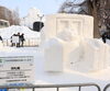 ❹第４位　改札機（撮影：編集部）「2026さっぽろ雪まつり、市民雪像人気投票結果」