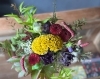 お供え (ワンチャン用の小さなアレンジ)「秋の気配とお彼岸のお花たち」