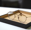 ゴールドとデミブラウンカラーのシンプルデザイン「RAYBAN ROUNDMETALのオーダー品|出雲市姫原のメガネ21出雲店」