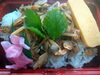 特製あさりご飯。「手作り弁当が出来ました！」