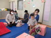 鬼さんのお面回し「今日は「うさぎぐみ」がありました。」