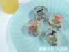 見た目にも涼しげな夏菓子。柑橘のスッキリとした味わい。「御菓子司 久乃屋」