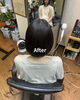 「ロングから艶やかなボブへ！ヘアドネーションとネオメテオストレート✨」