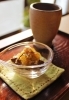豆腐を使った『チョコババロア』
ママレードとの相性も抜群です！「ひなたん」