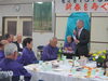 来賓挨拶される、田中市長<br>（成人式当日でお忙しい中、ありがとうございました。）