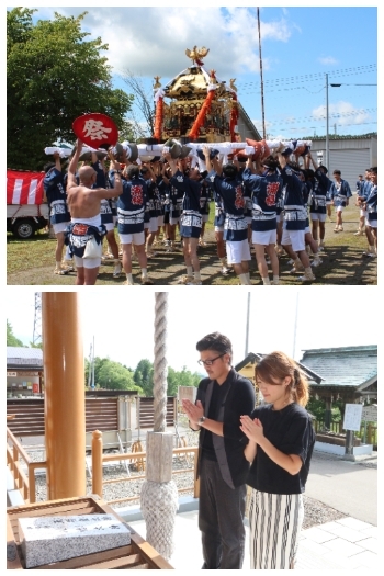 みこし祭の様子
貴い幸せを祈る場所に「浦幌神社」