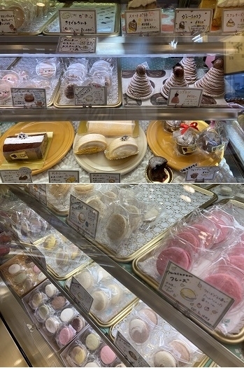 自然素材で色付けする大人気のケーキやマカロンはファン多し「レオニダス＆ガトーエモア 神戸岡本店」