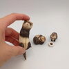 大きさはこのぐらい。作ったのは10年ぐらい前です♪「わが家のペット自慢〜夢色粘土のペットは粘土!?〜」