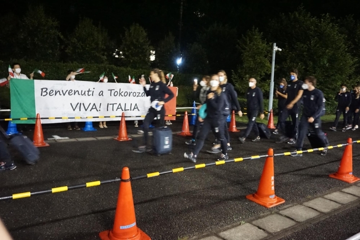 「【7月13日（火）】イタリア選手団が早稲田大学所沢キャンパスに到着！」