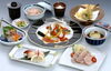 「レストラン更紗　会席料理　　政府登録　四季彩ホテル　千代田館　」