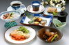 「レストラン更紗　季節限定メニュー　◇季節限定御膳「花観月」◇　政府登録　四季彩ホテル　千代田館　」