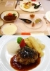 介護食
コース料理・ハンバーグ「レストラン アザレアコート」