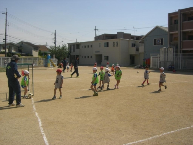 「サッカースクールです。」