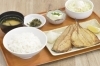 東浜うまか一夜干し定食 850円「かけはし水産 させぼっくす99店」