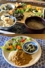 上／気まぐれランチ
下／薬膳キーマカレー「農家レストラン ひかり食堂」
