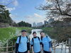 お堀の前で「花見Walk ”Imperial Palace Walk 2026”に参加してきました」