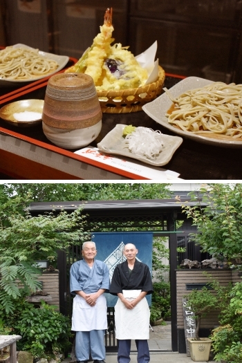 自分で打ったそばは格別！（天ぷら代は別途）
是非ご来店ください「十割そば 紅葉亭」